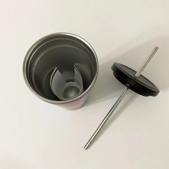 Starbucks 2014 Iridescent Cold Cup Stainless Steel  Tumbler 16 oz - Picture 16 of 16